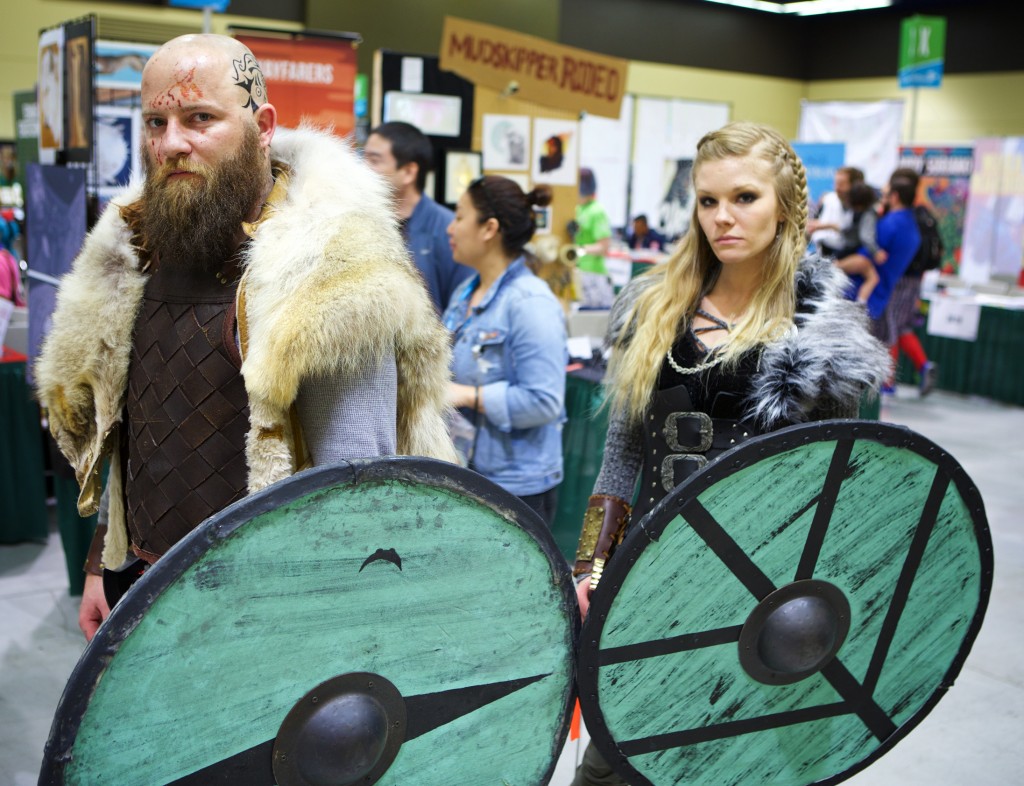Spot on "Vikings" cosplay!
