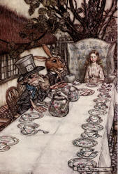 "A Mad Tea Party" by Arthur Rackham