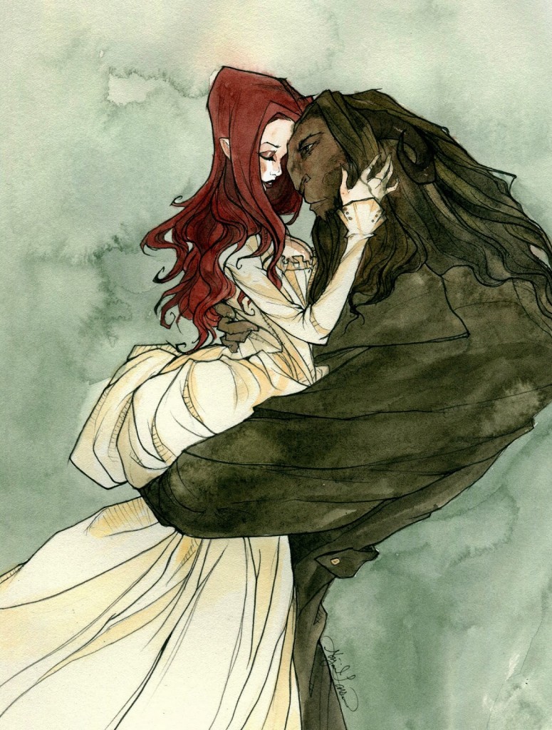 "Beauty and the Beast" © Abigail Larson