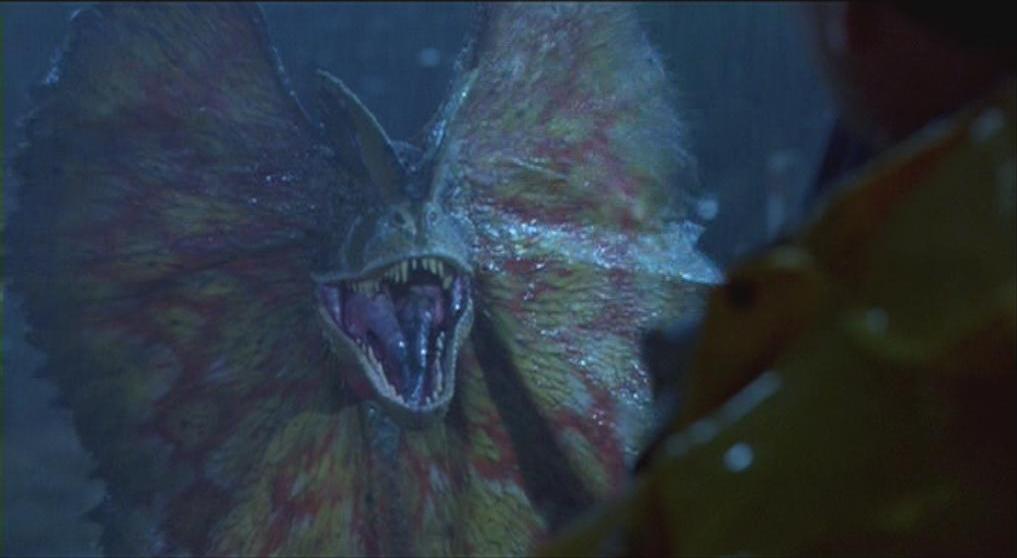 jurassic park dinosaur spit
