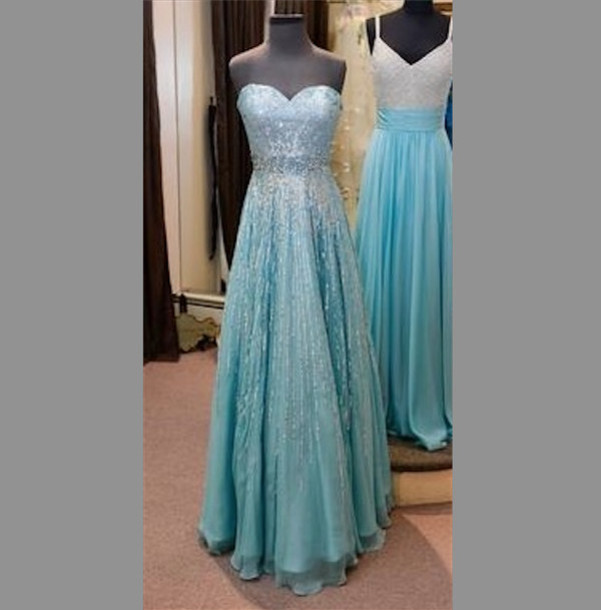 elsa inspired gown