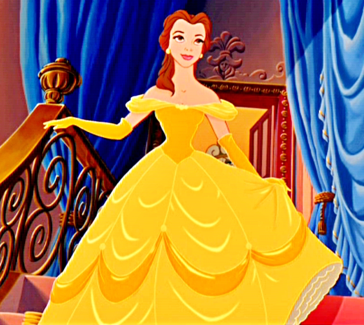 belle yellow gown